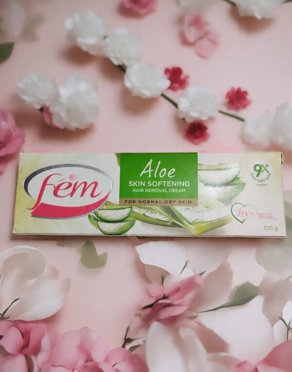 Fem Skin Softening Hair Removal Cream Aloe 120g