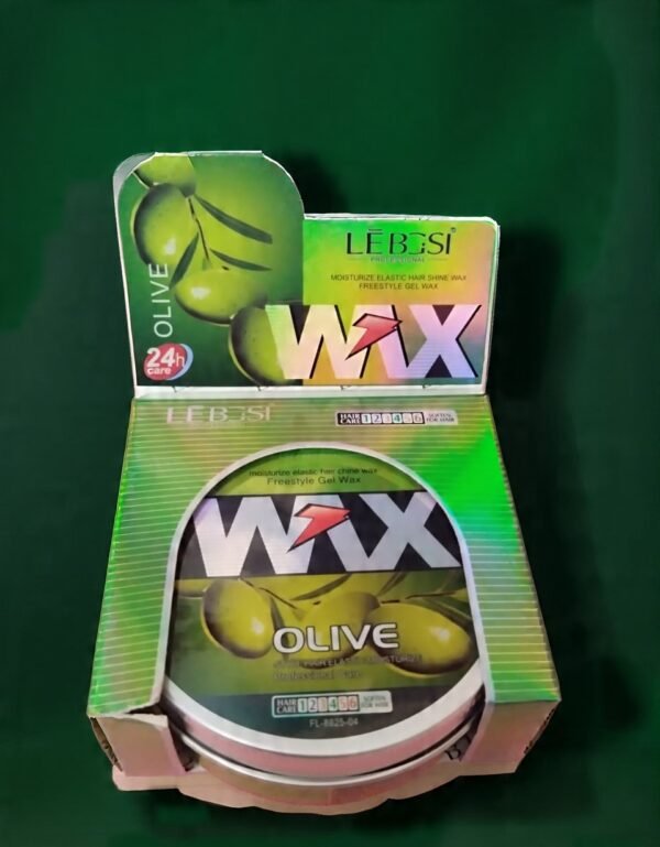 Lebgsi Professional Moisturize Elastic Hair Shine Wax Gel Olive