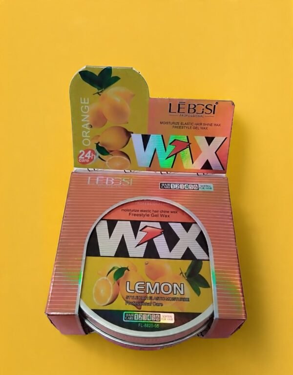 Lebgsi Professional Moisturize Elastic Hair Shine Wax Gel Lemon