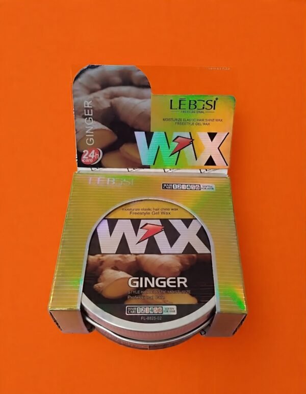 Lebgsi Professional Moisturize Elastic Hair Shine Wax Gel Ginger