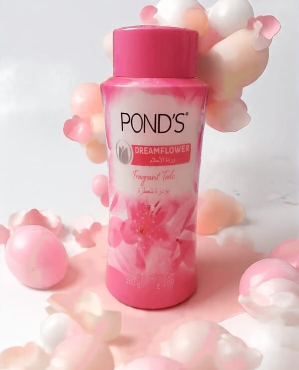 Pond's Dream Flower Fragrant Talcum Powder with Pink Lily 200gm