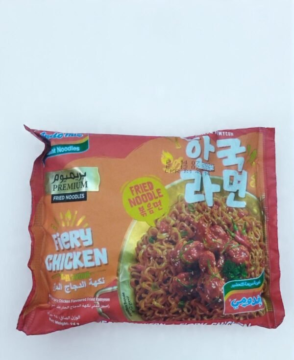 Indomie Korean Ramyeon Fiery Chicken Flavour 5 x 94 gm