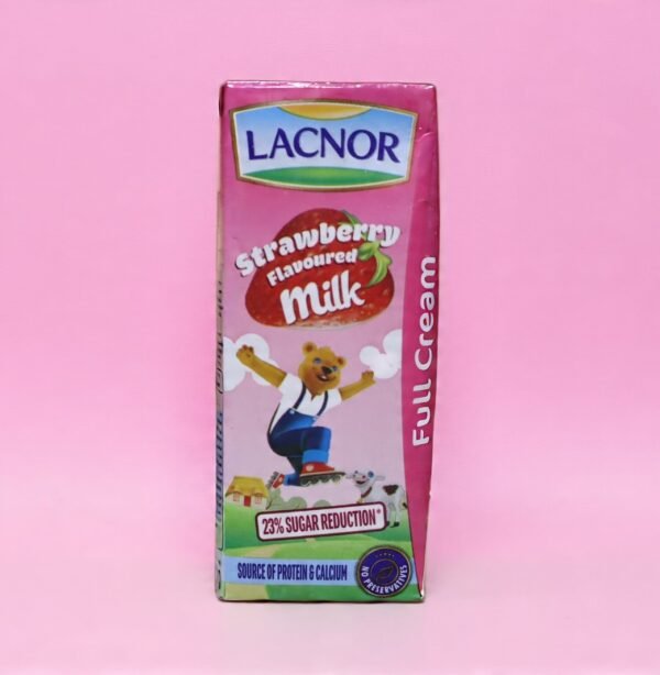 Lacnor Strawberry Flavoured Milk Full Cream