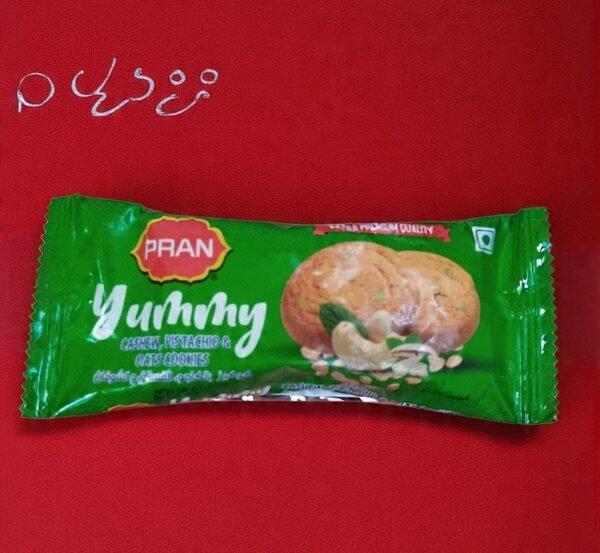 PRAN Yummy Cashew, Pistachio & Oats Cookies