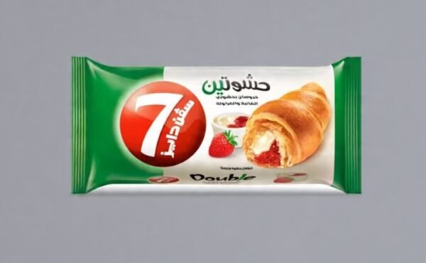 Almarai 7DAYS Double Fill Vanilla & Strawberry Croissant 55gm