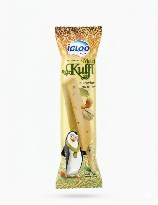 IGLOO Traditional Malai Kulfi Pistachio & Cashew 120gm