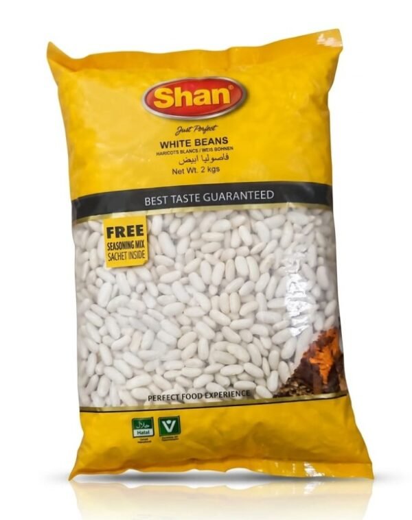 Shan White Beans 2000gm (2KG)