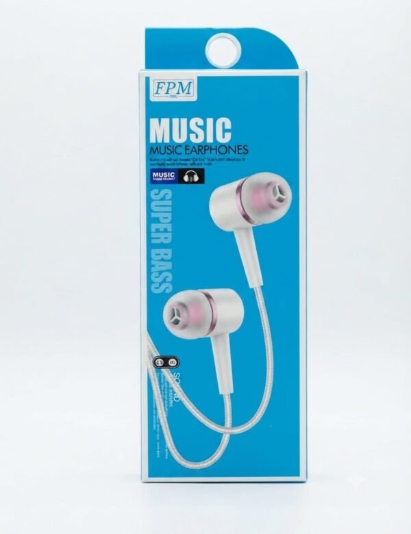 FPM Music Earphones Super Base White