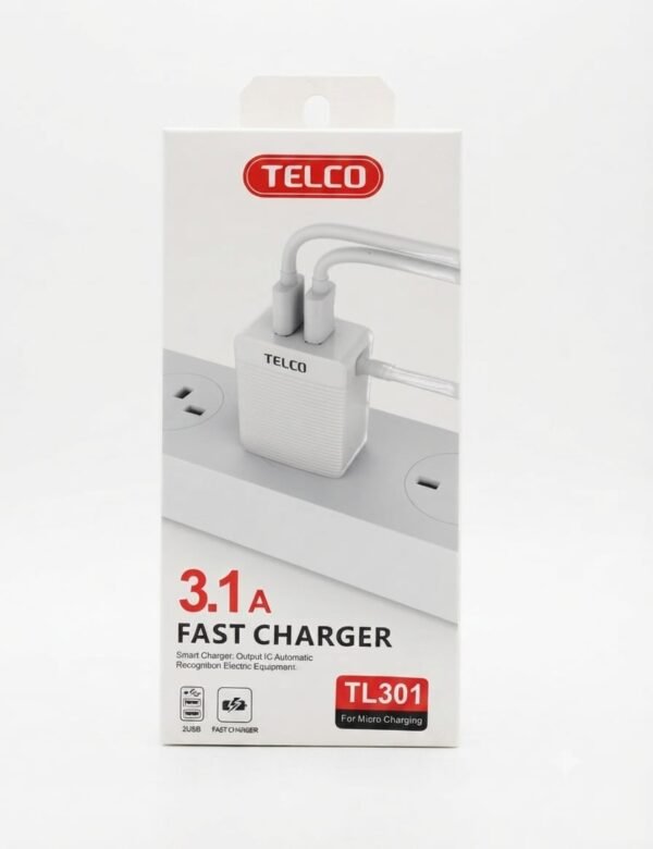 TELCO 3.1A Fast Charger TL301